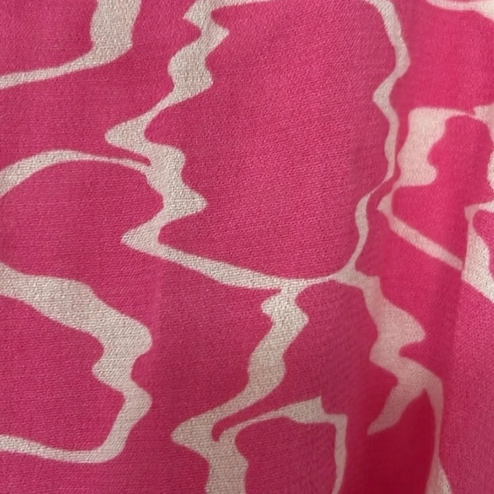 NWT $220 ZILCH Amsterdam Vibrant Pink Rayon Midi Dress - Picture 6 of 6